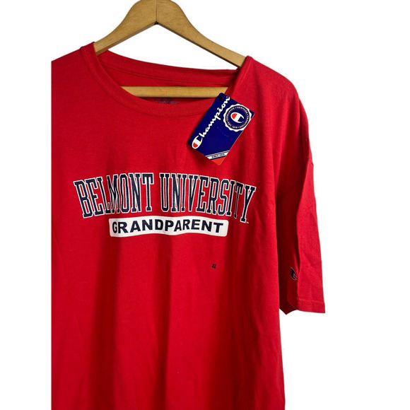 Belmont University Grandparent T Shirt Size XL Champion NEW Adult Mens Womens - Picture 3 of 8